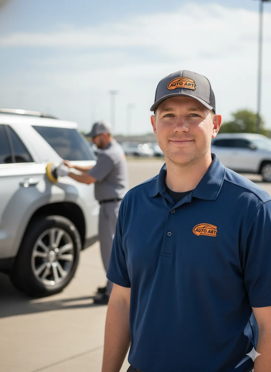 Joshua Douglas, owner of Auto Art Paint and Body Repair in Austin TX